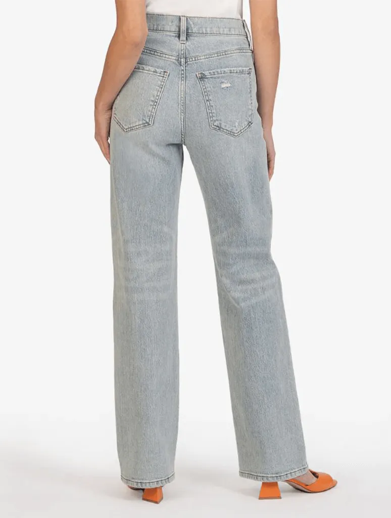 Kut From The Kloth Sienna High Rise Wide Leg Jeans in Dedication