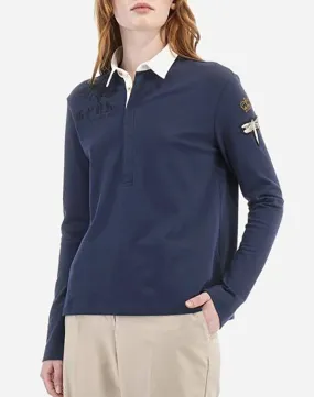 LA MARTINA POLO SHIRT LS WOMAN POLO PIQUET STRETCH