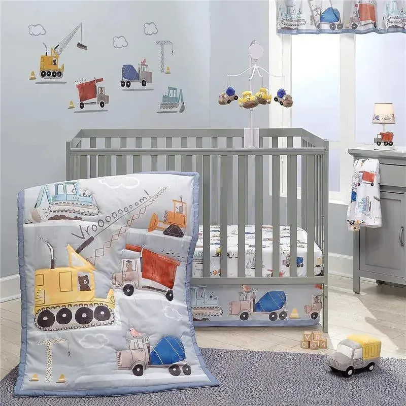 Lambs & Ivy - Construction Zone Baby Fitted Crib Sheet