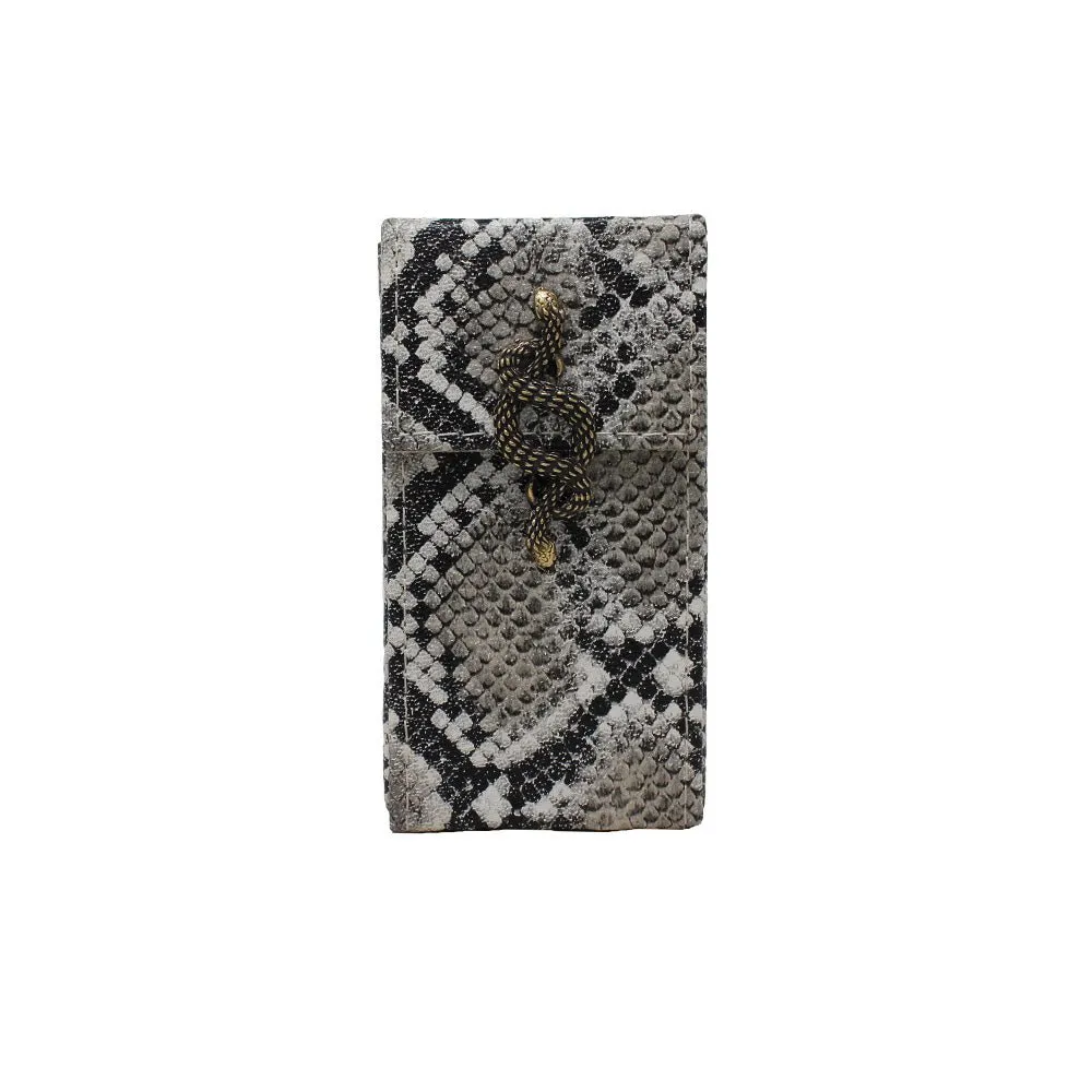 Large Cigarette Case with Snake