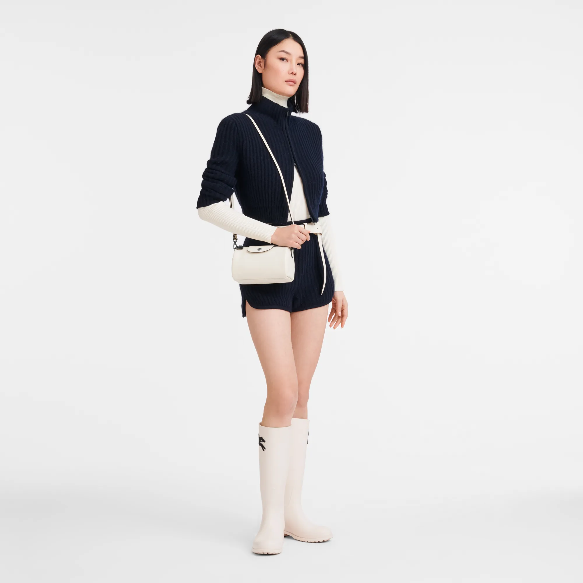Le Pliage XTRA XS Crossbody bag Ecru - Leather