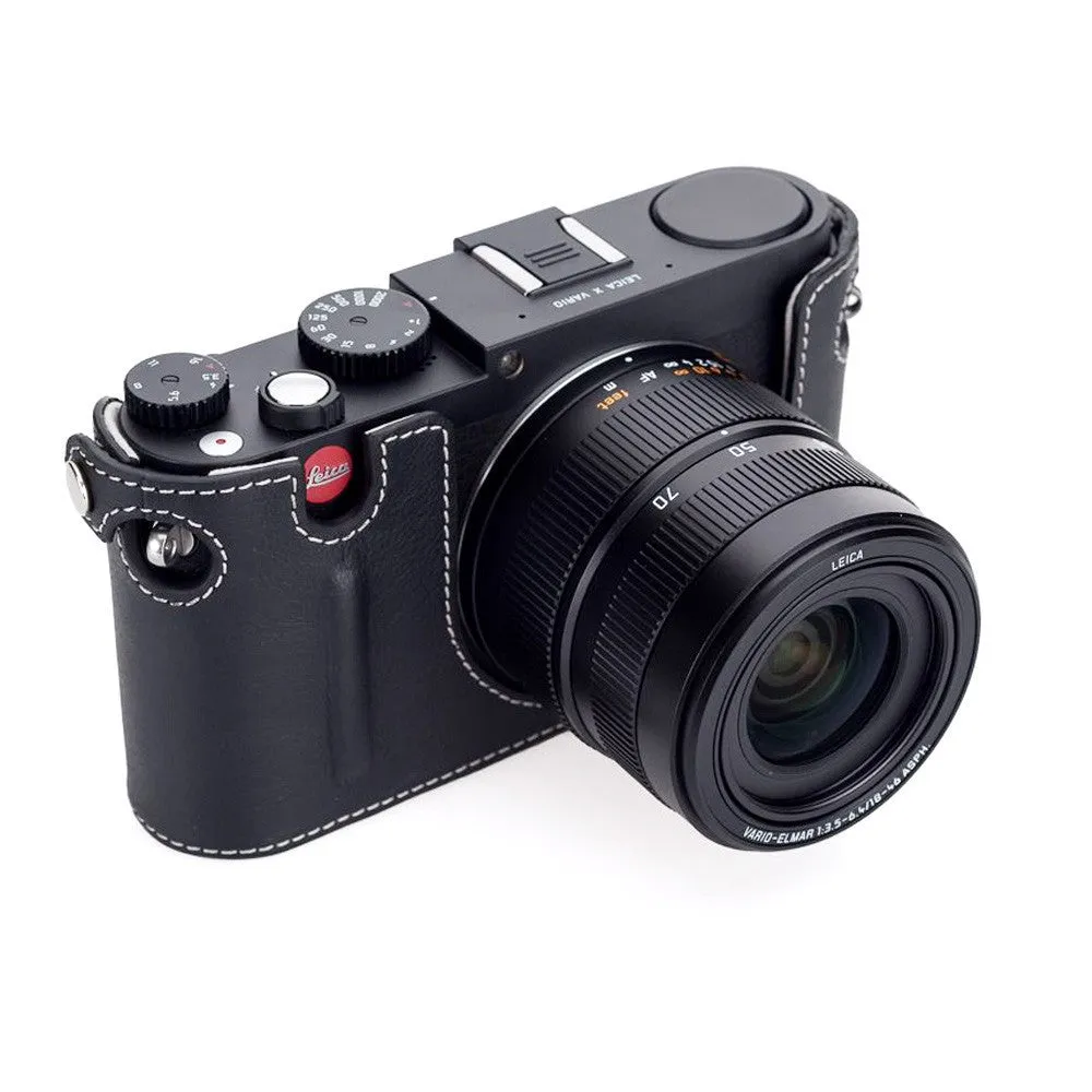 Leica X Vario Camera Protector, Black Leather