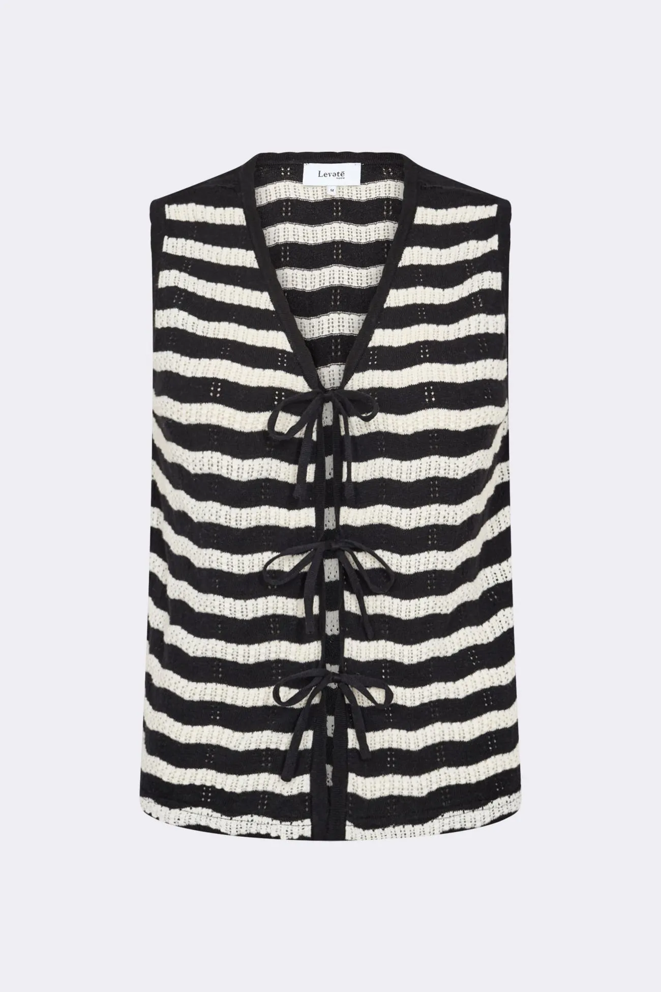 LR-Harlow2  - Vest Top Black/White