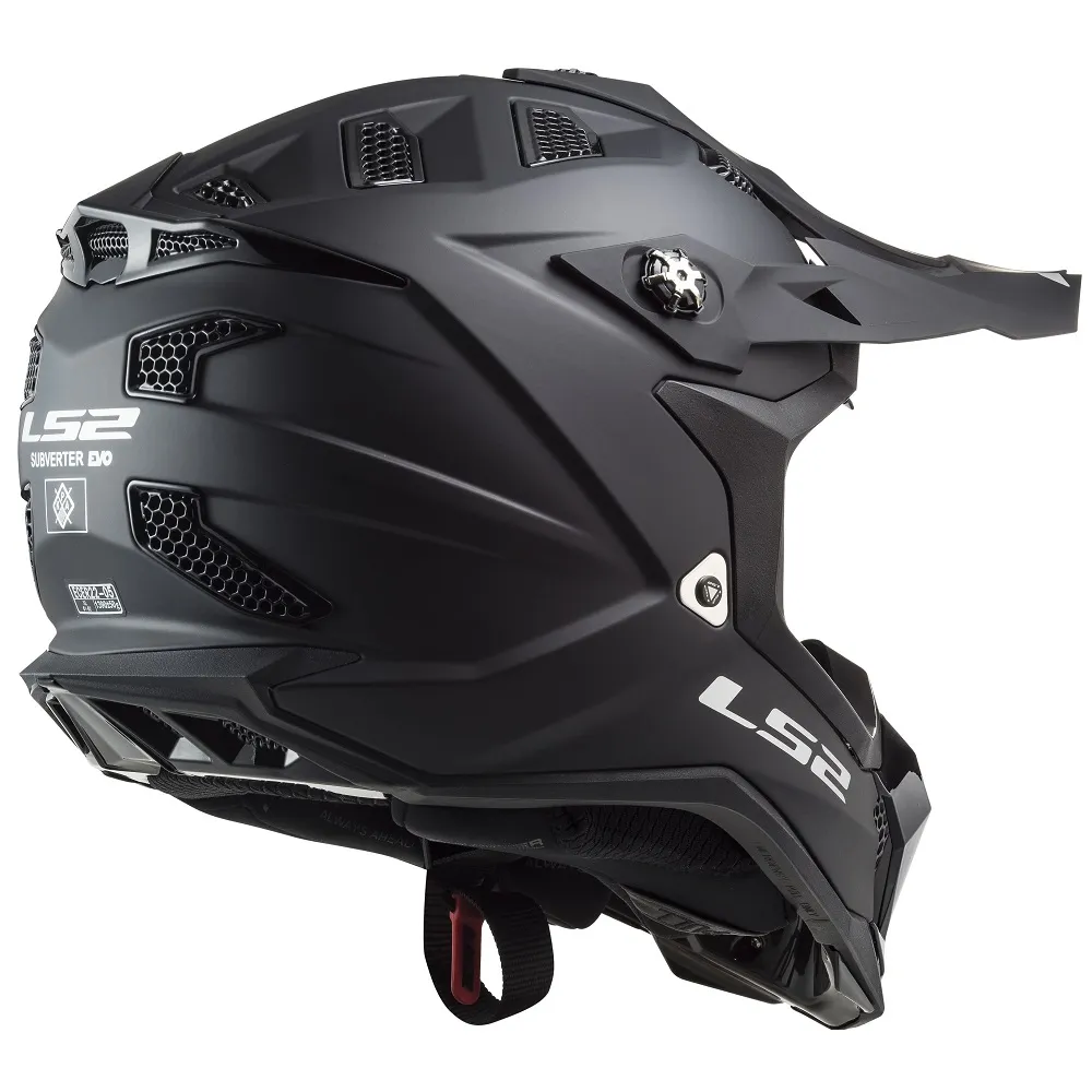 LS2 MX700 Subverter Evo II Plain Helmet - Noir Matt Black