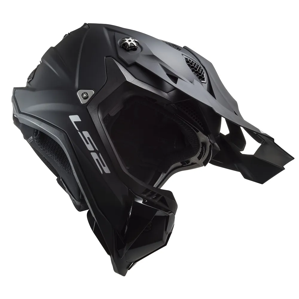 LS2 MX700 Subverter Evo II Plain Helmet - Noir Matt Black