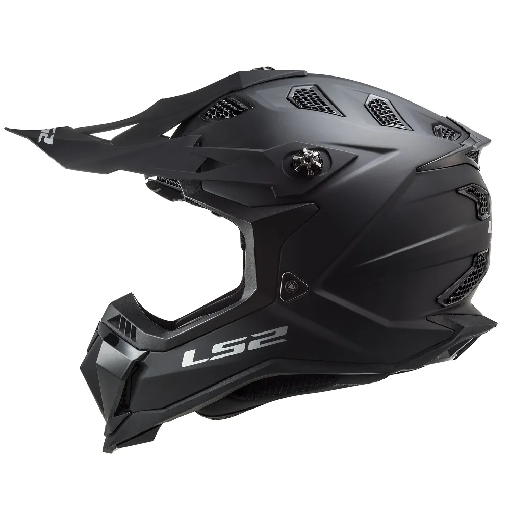 LS2 MX700 Subverter Evo II Plain Helmet - Noir Matt Black