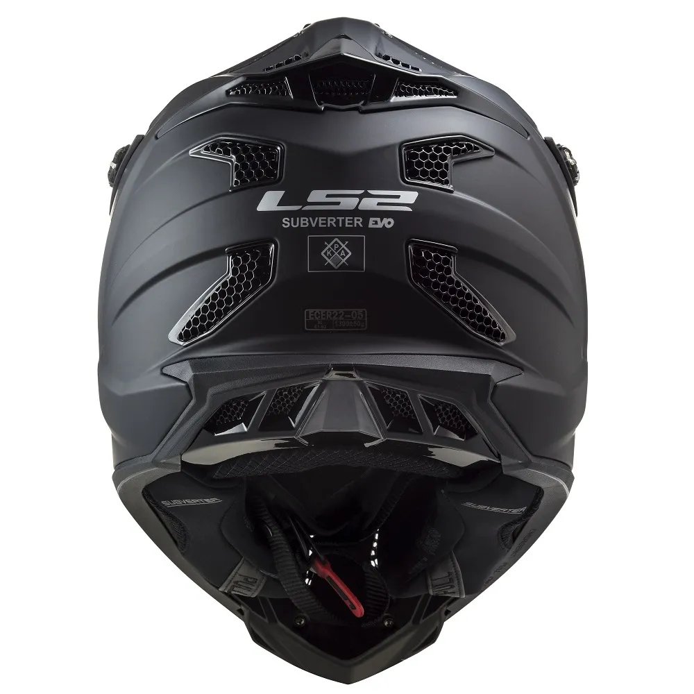 LS2 MX700 Subverter Evo II Plain Helmet - Noir Matt Black