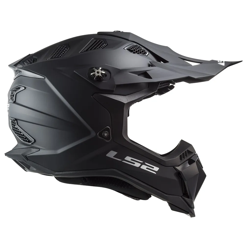 LS2 MX700 Subverter Evo II Plain Helmet - Noir Matt Black