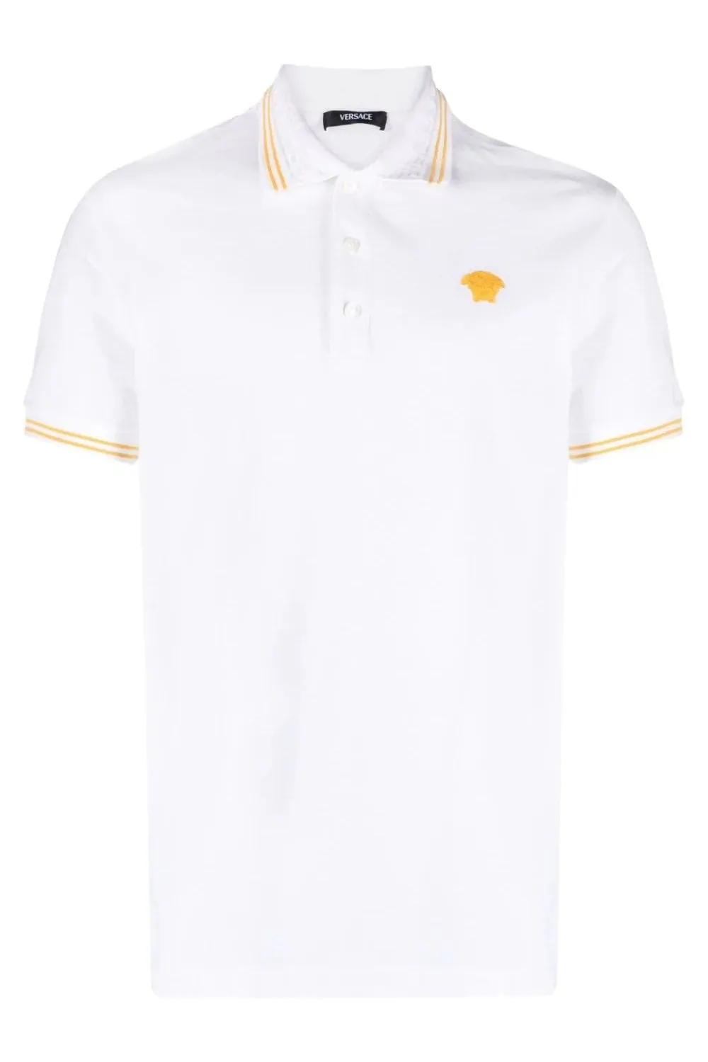 Medusa Pop Piquet Polo White