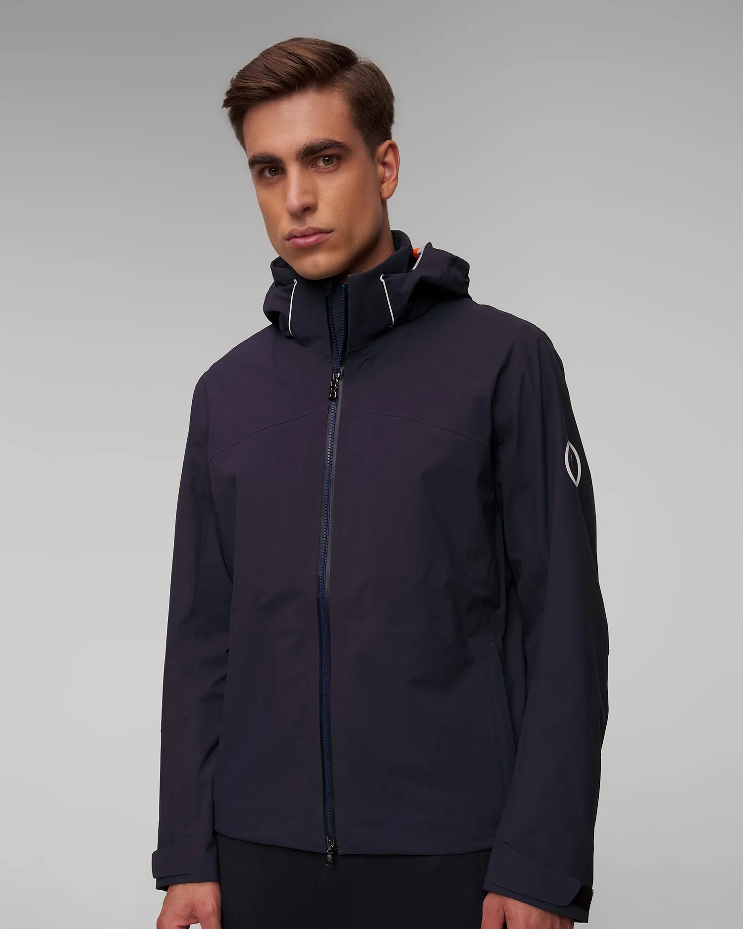 Men's navy blue rain jacket BOGNER Salih-T 31418988-464