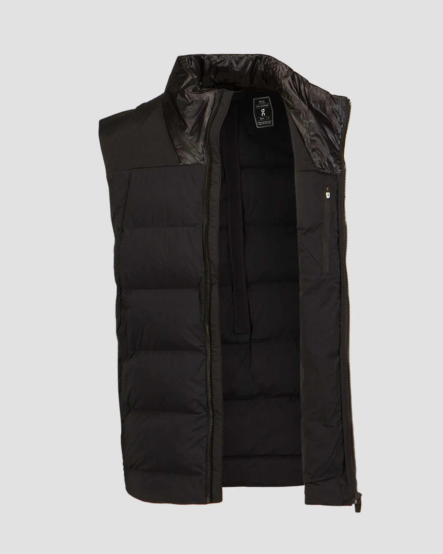 Mens insulated vest On Running Challenger  1MD30040553-black