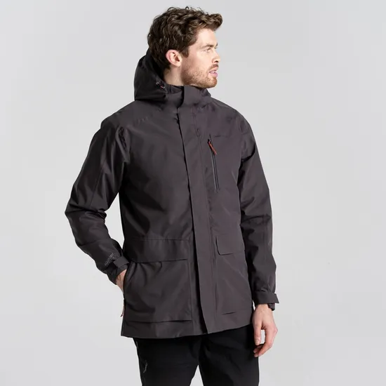 Men's Lorton 3 In 1 Jacket - Coast Grey / Potters Clay | Craghoppers UK