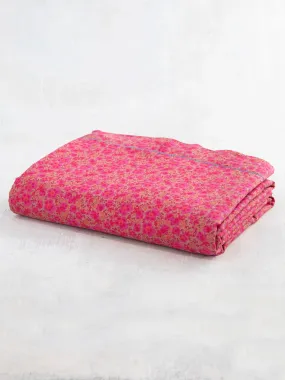 Mix & Match Soft Cotton Flat Sheet - Pink Marlow