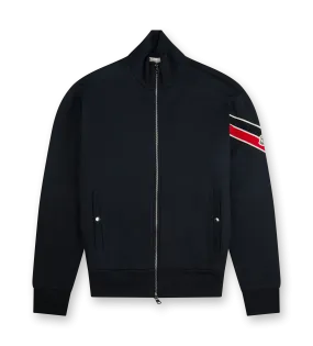 Moncler    Navy Zip Up Cardigan