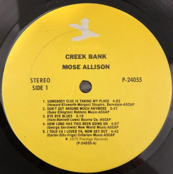 Mose Allison ~ Creek Bank