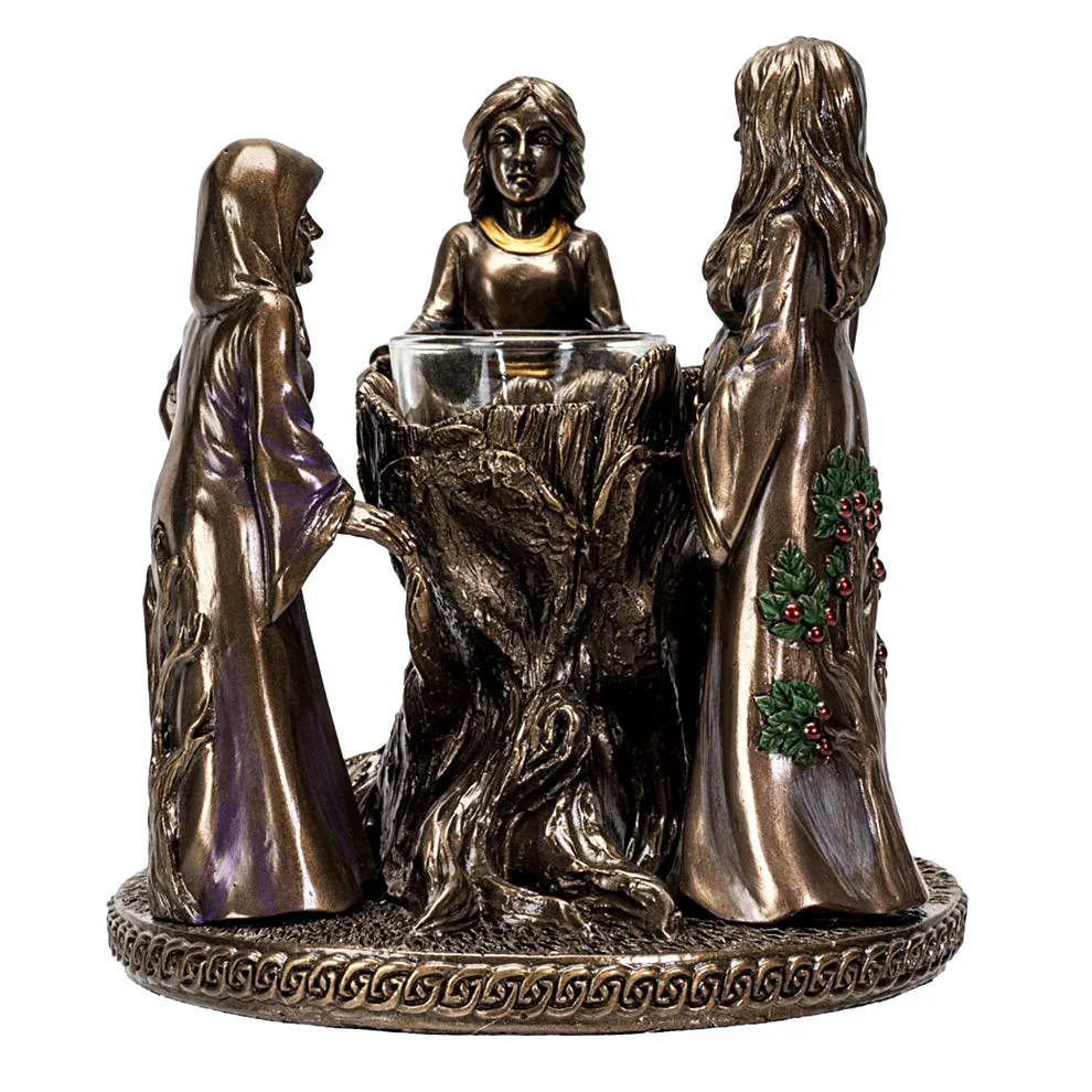 Mother Maiden Crone Candle Holder