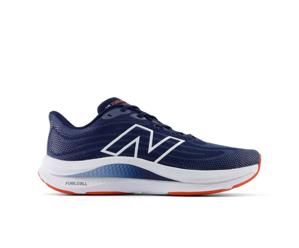 New Balance Mens FuelCell Walker Elite - NB Navy/White/Neo Flame