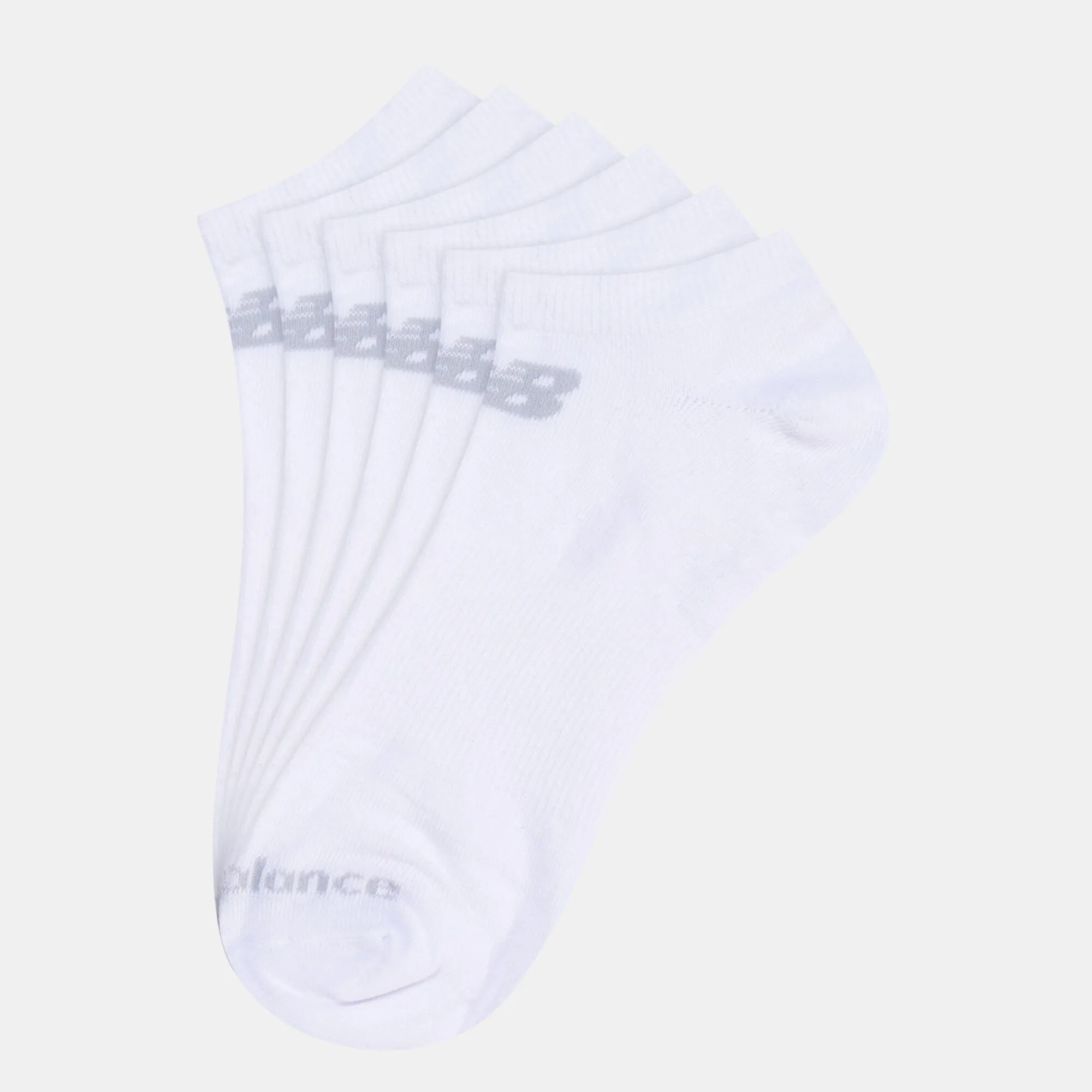 New Balance Performance Flat Knit No-Show Socks (3 Pairs)