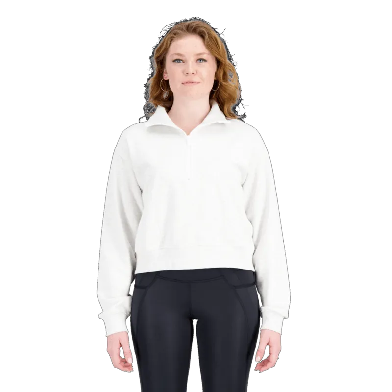 New Balance Women's Athletics Remastered French Terry 1/4 Zip