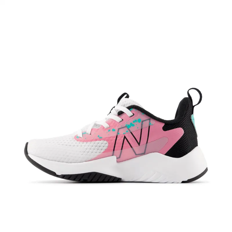 New Balance Youth Girls Rave Run V2 Shoe - PKRAVFP2 (X-Wide)