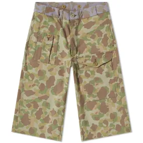 Nigel Cabourn PW ShortFaded Green Camo