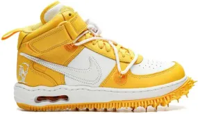 Nike Air Force 1 Mid Off-White Varsity Maize sneakers Yellow