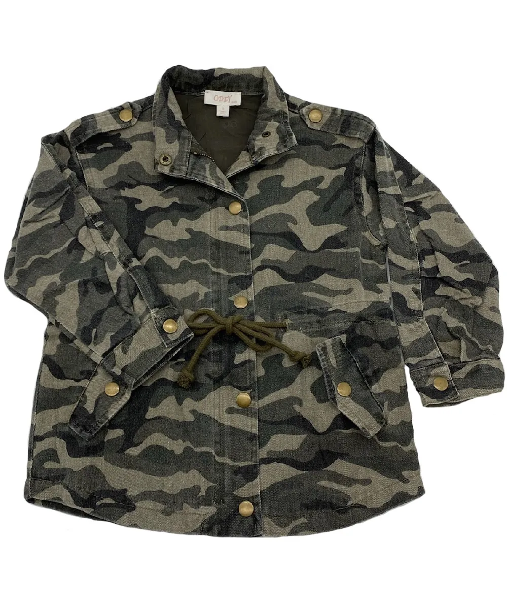 Oddi Girls' Camo Jacket