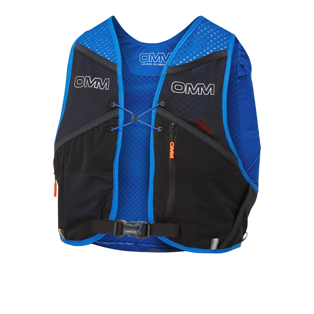 OMM MountainFire 15L Running Vest with 2 x 350ml Flexi Flasks (Large) - AW24