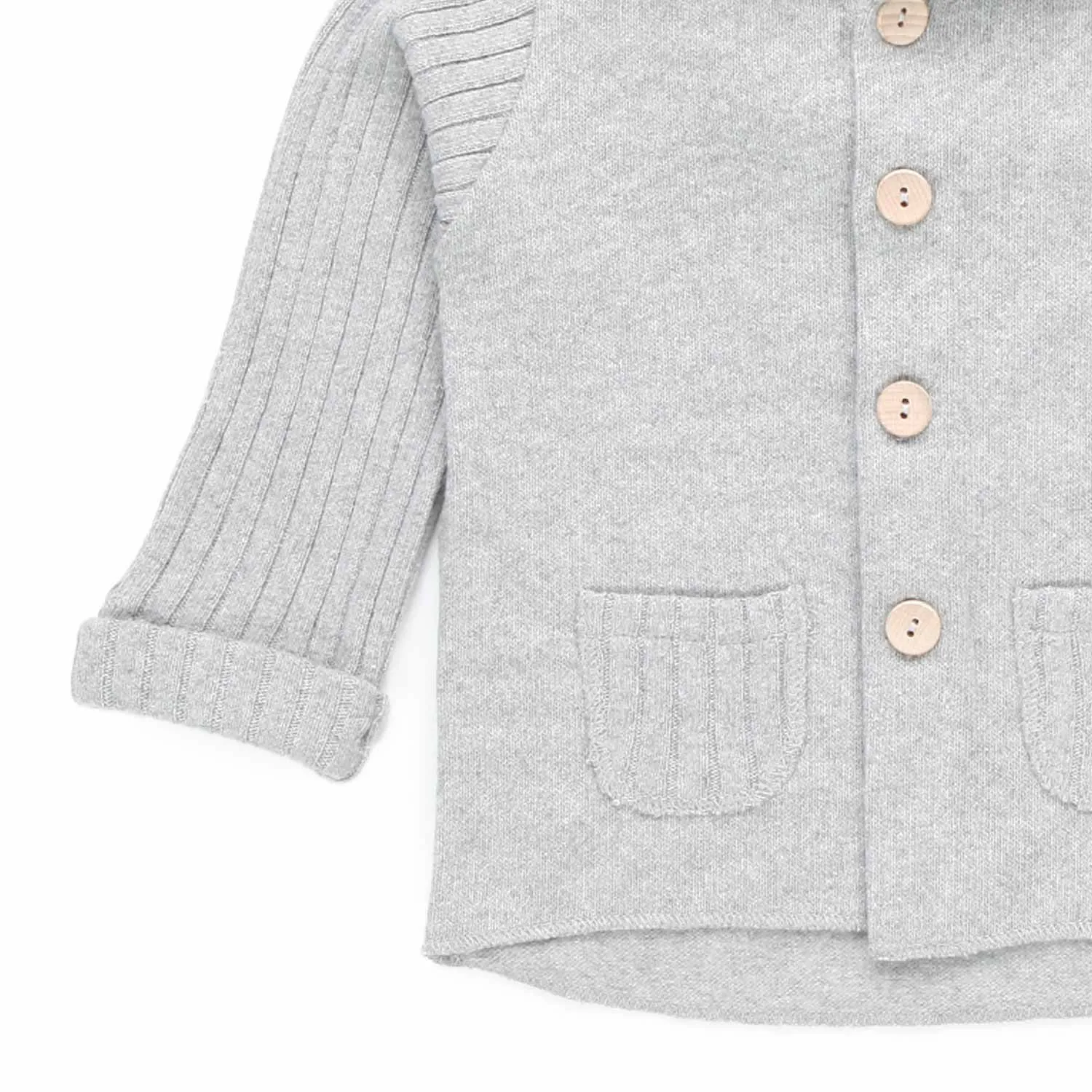 One More In The Family Elliot Gray Jacket For Baby And Child