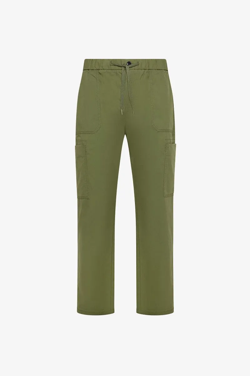 Pantaloni con tasche uomo Verde oliva