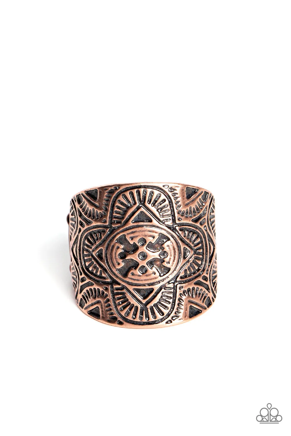 Paparazzi Argentine Arches - Copper Ring