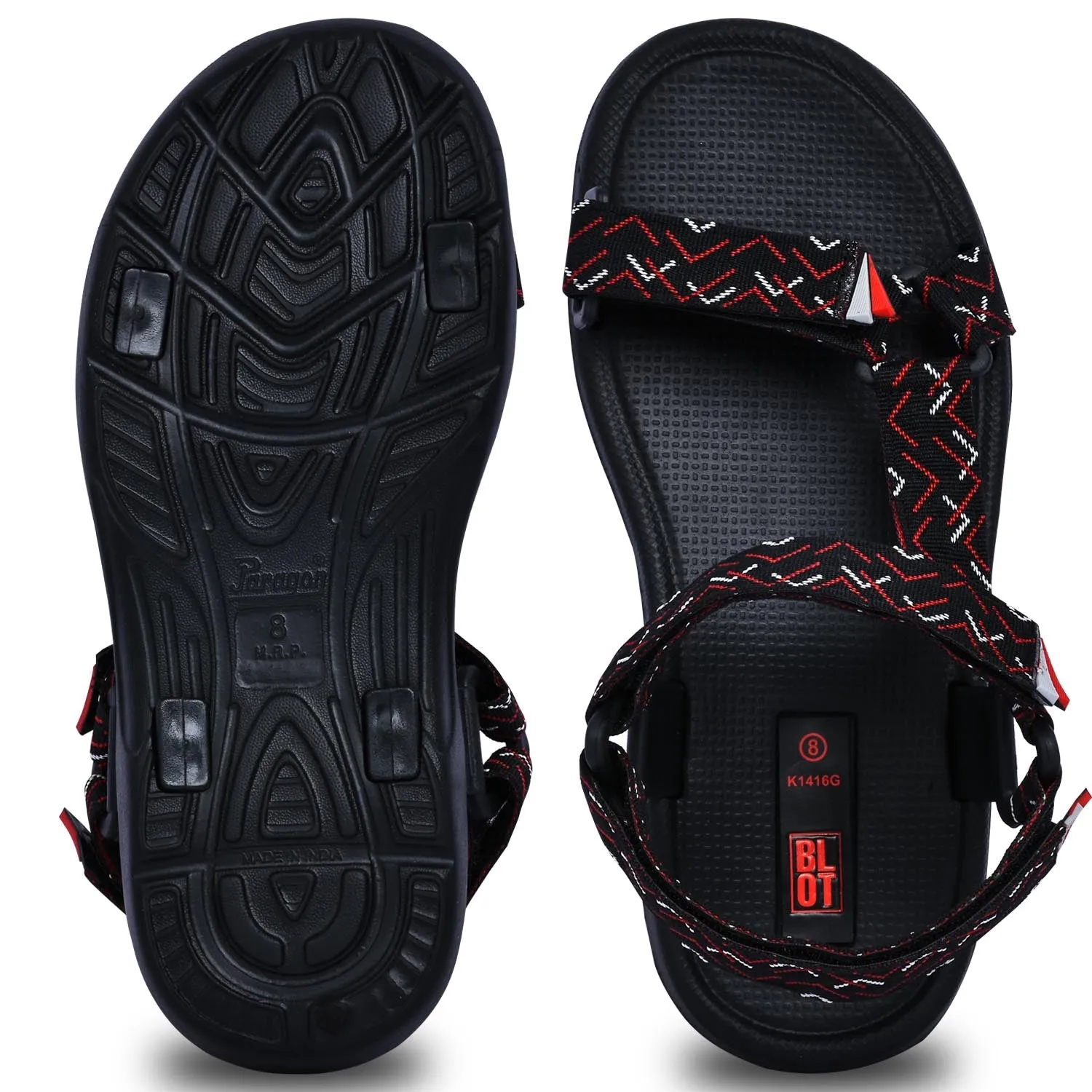 Paragon Blot EVK1416G Men Stylish Sandals | Comfortable Sandals for Daily Outdoor Use | Casual Formal Sandals with Cushioned Sol