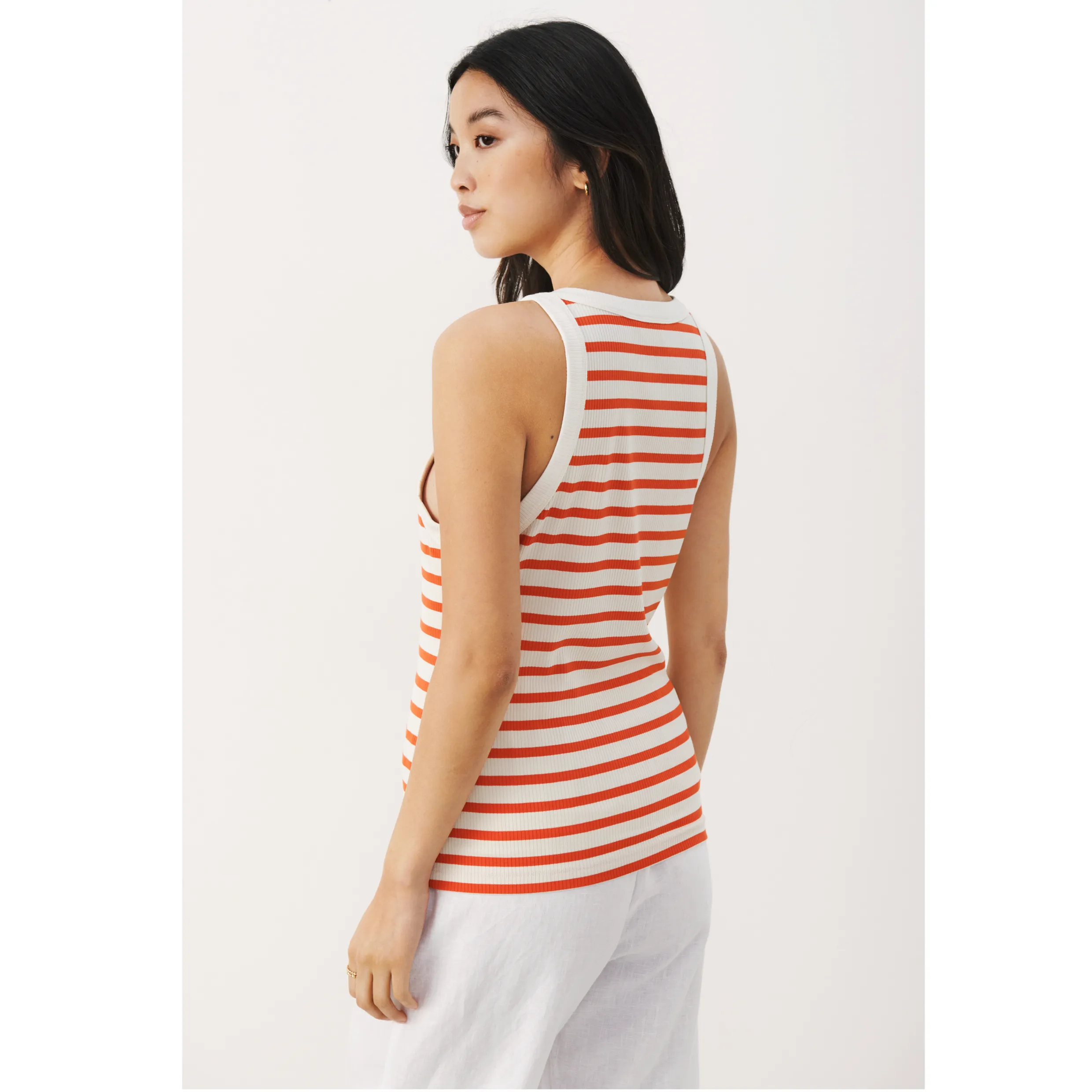 PART TWO ALBERTINE VEST TOP IN GRENADINE STRIPE 7703