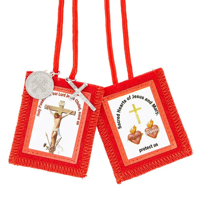 Passion Scapular with Medals