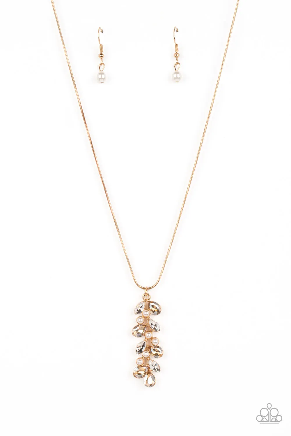 Pearls Before VINE - Gold ~ Paparazzi Necklace