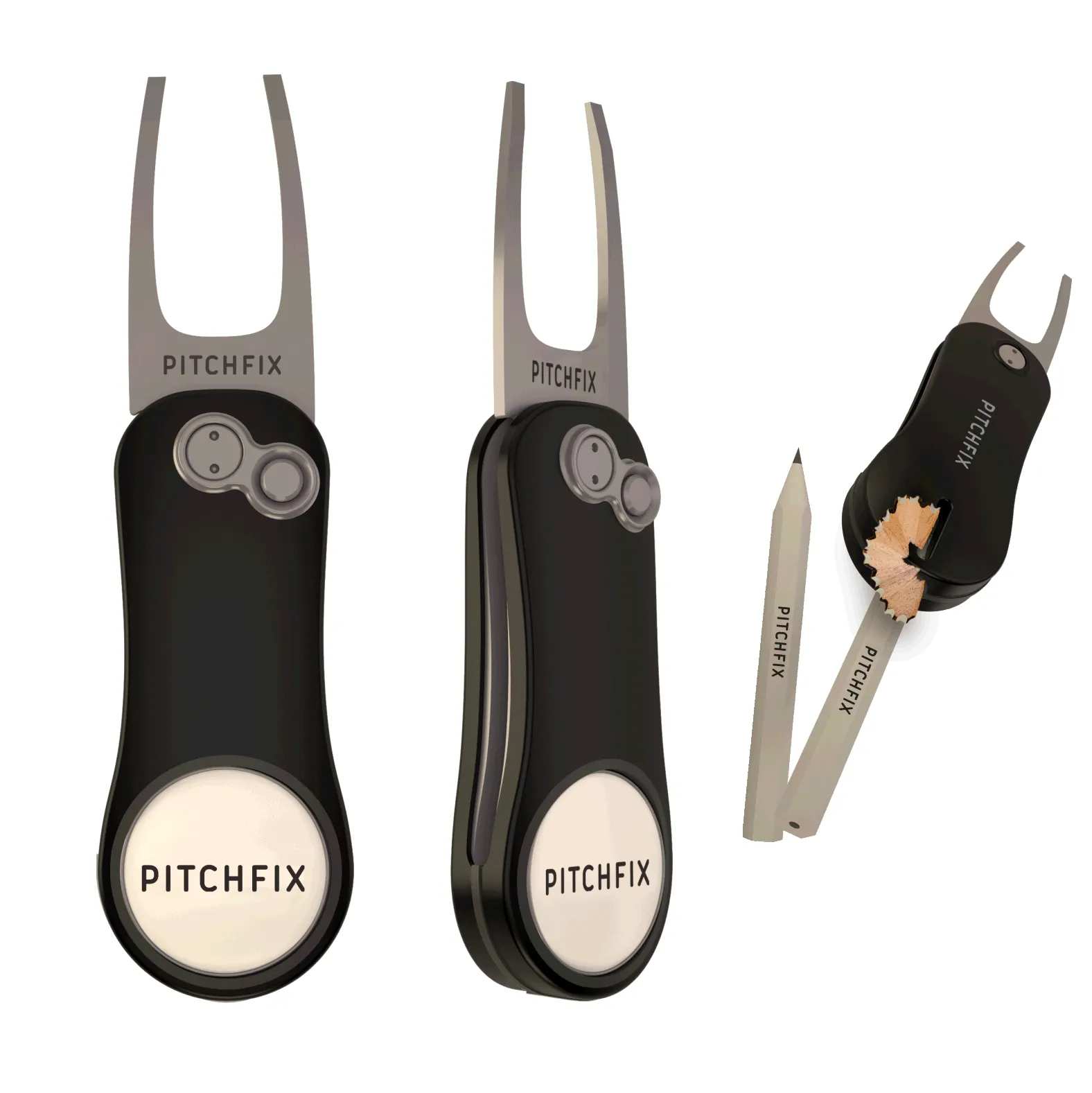 Pitchfix Hybrid 2.0 Divot Tool - Black