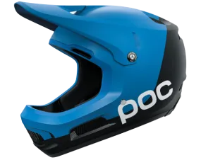 POC Coron Air MIPS Full Face Helmet - Opal Blue-Uranium Black Metallic