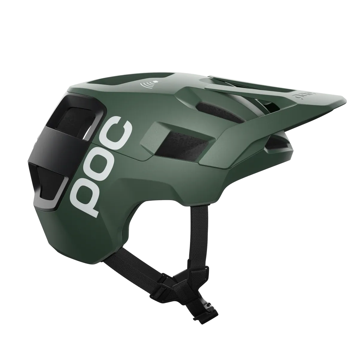 POC Kortal Race MIPS MTB Helmet - Epidote Green-Uranium Black Metallic-Matt