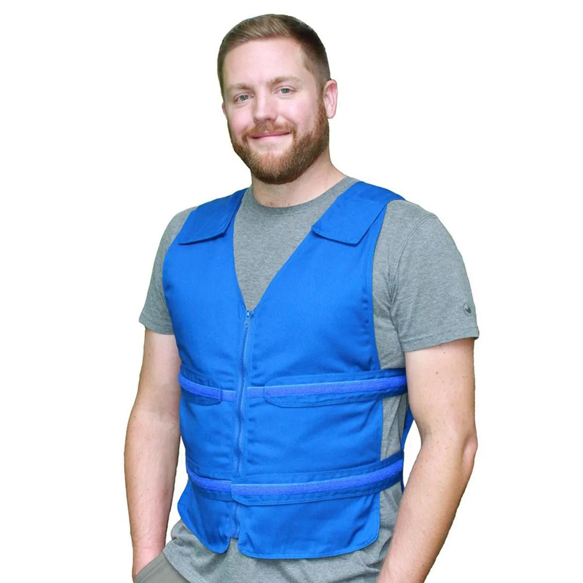 Polar Products Kool Max Adjustable Zipper Cooling Vest for Size S/M