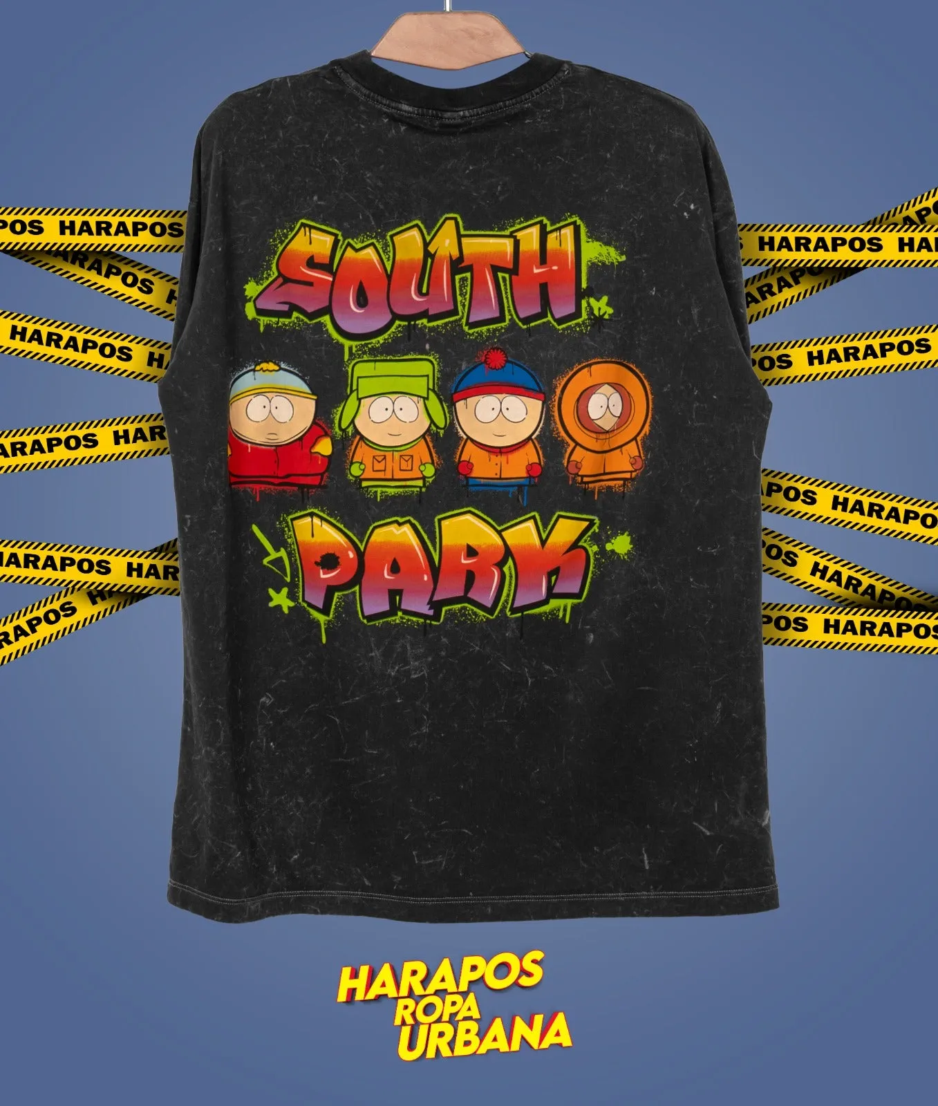 Polera Dr. Mono South Park negro