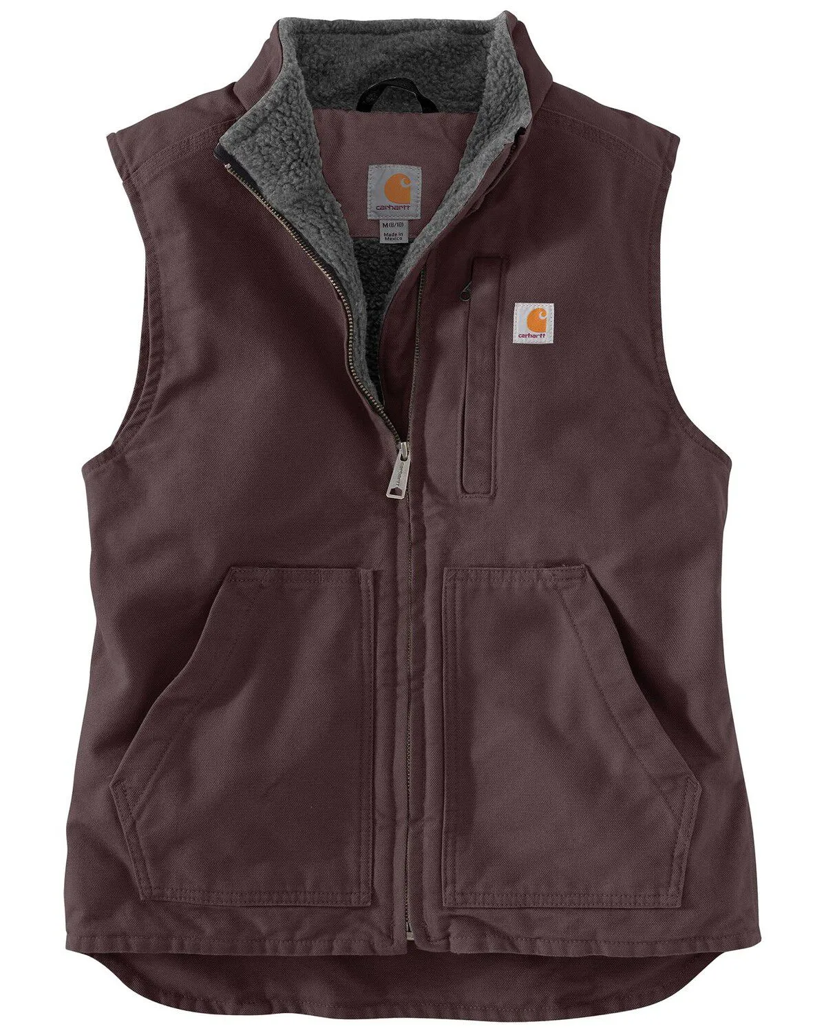 Product Name:  Carhartt Women's Washed Duck Sherpa Lined Relaxed Fit Vest