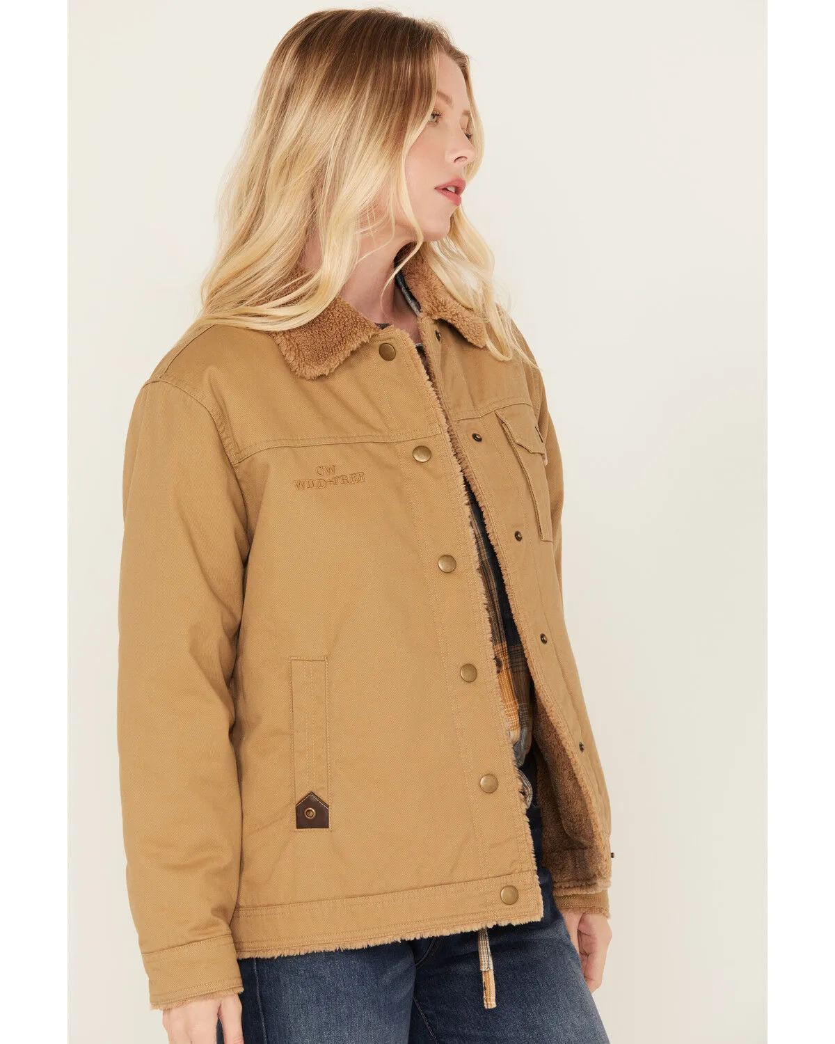 Product Name:  Cleo + Wolf Women's Sherpa Lined Canvas Jacket