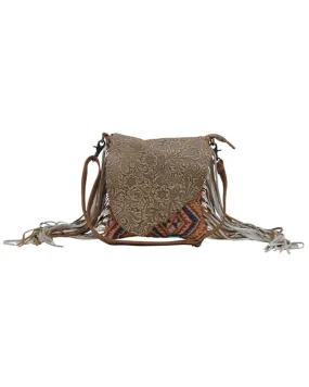 Product Name:  Myra Bag Women's Taupe Shape Concealed Carry Crossbody Bag