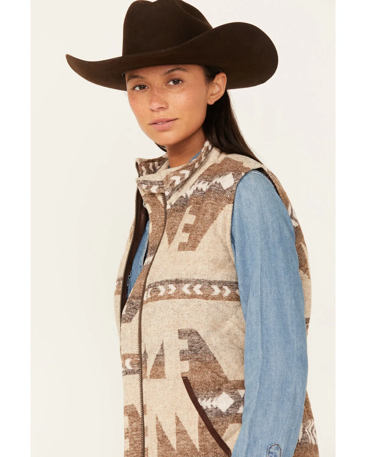 Product Name:  Outback Trading Co Women's Southwestern Print Tennessee Vest