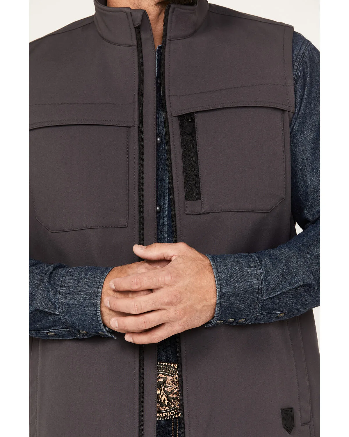 Product Name:  RANK 45® Men's Millford Solid Softshell Vest