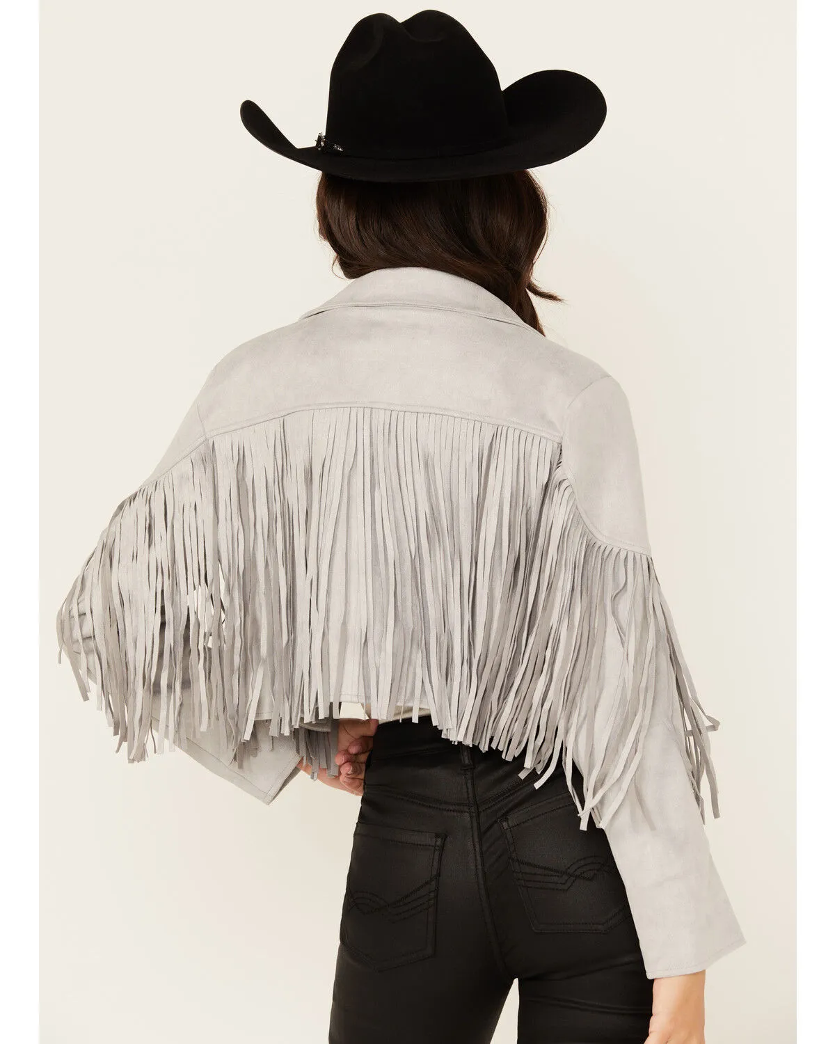 Product Name:  Saints & Hearts Women's Faux Suede Fringe Jacket