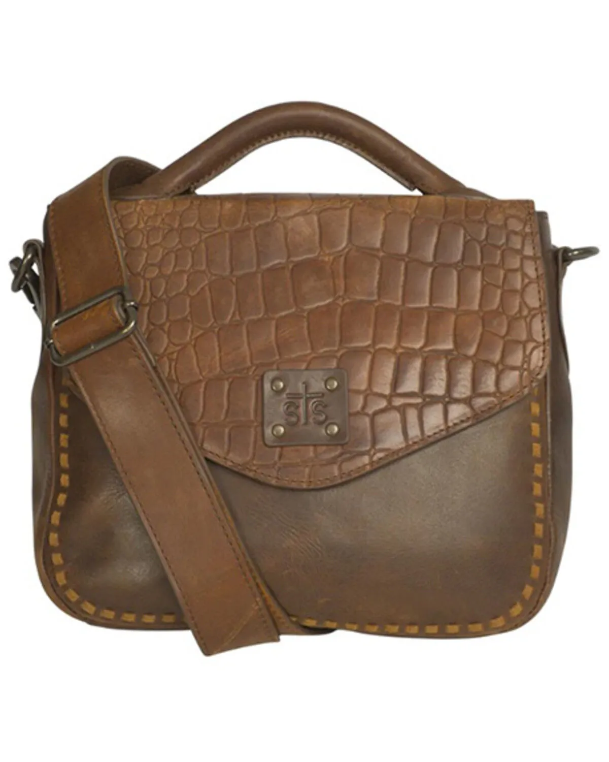 Product Name:  STS Ranchwear by Carroll Women's Catalina Croc Dakota Crossbody Bag