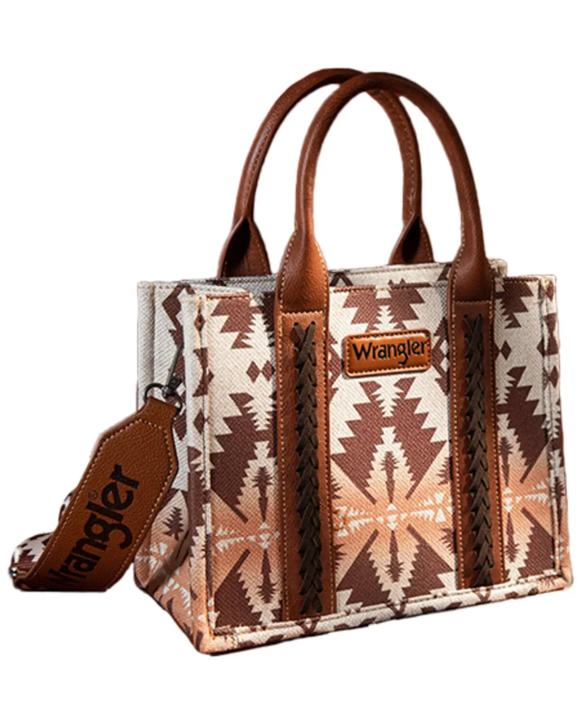 Product Name:  Wrangler Women's Southwestern Print Small Canvas Crossbody Bag