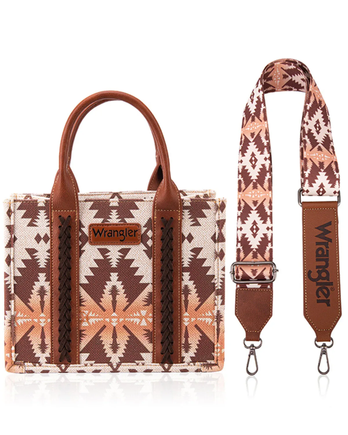 Product Name:  Wrangler Women's Southwestern Print Small Canvas Crossbody Bag