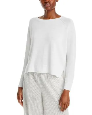 Raglan Sleeve Crewneck Pullover